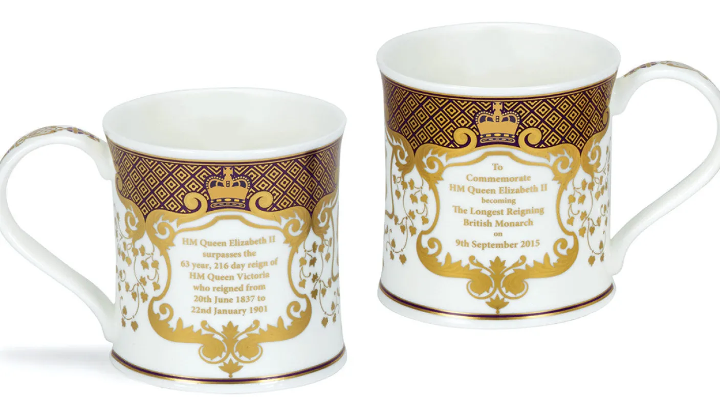 Wessex Longest Reigning Monarch Gold Mug