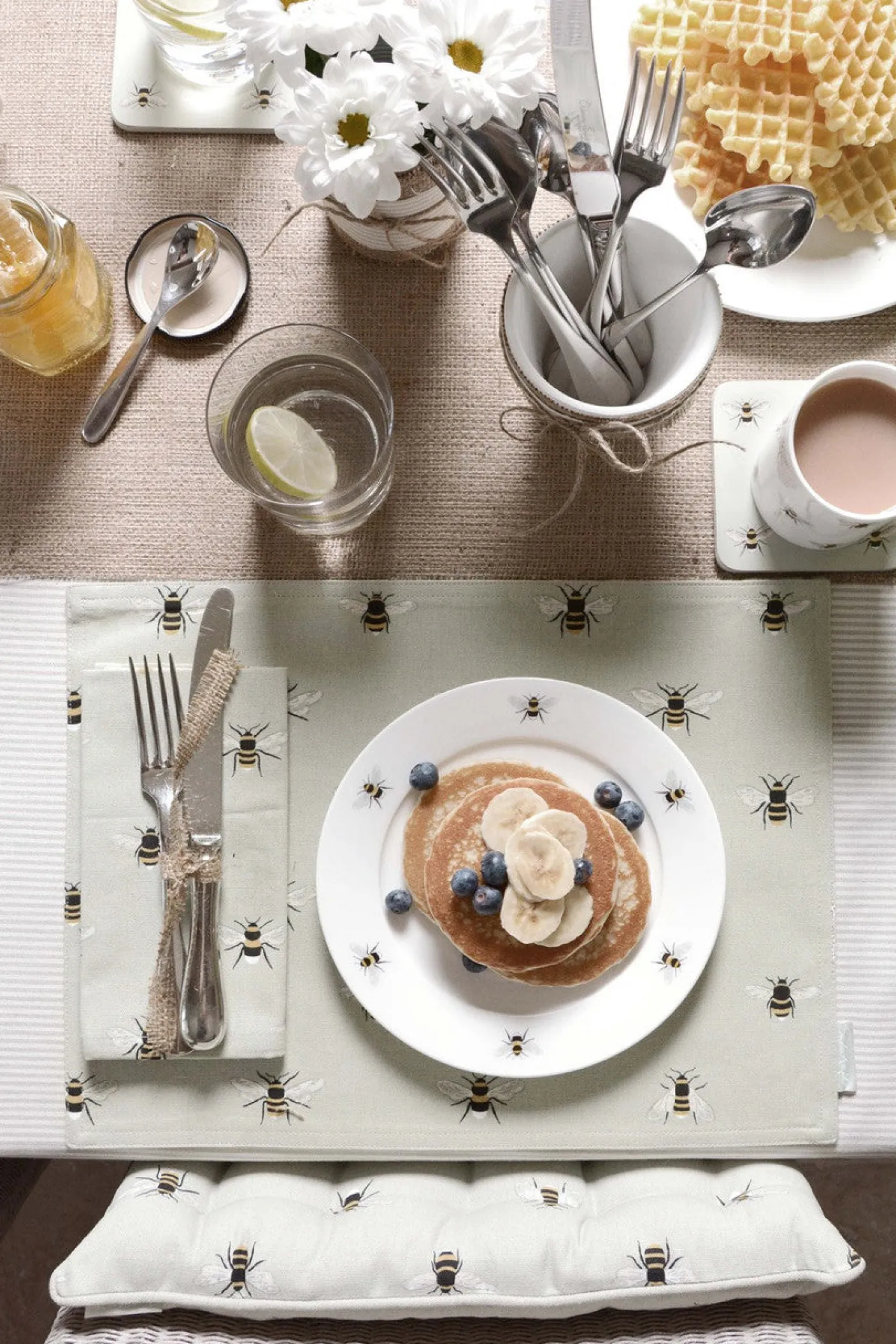 Bees Fabric Placemat