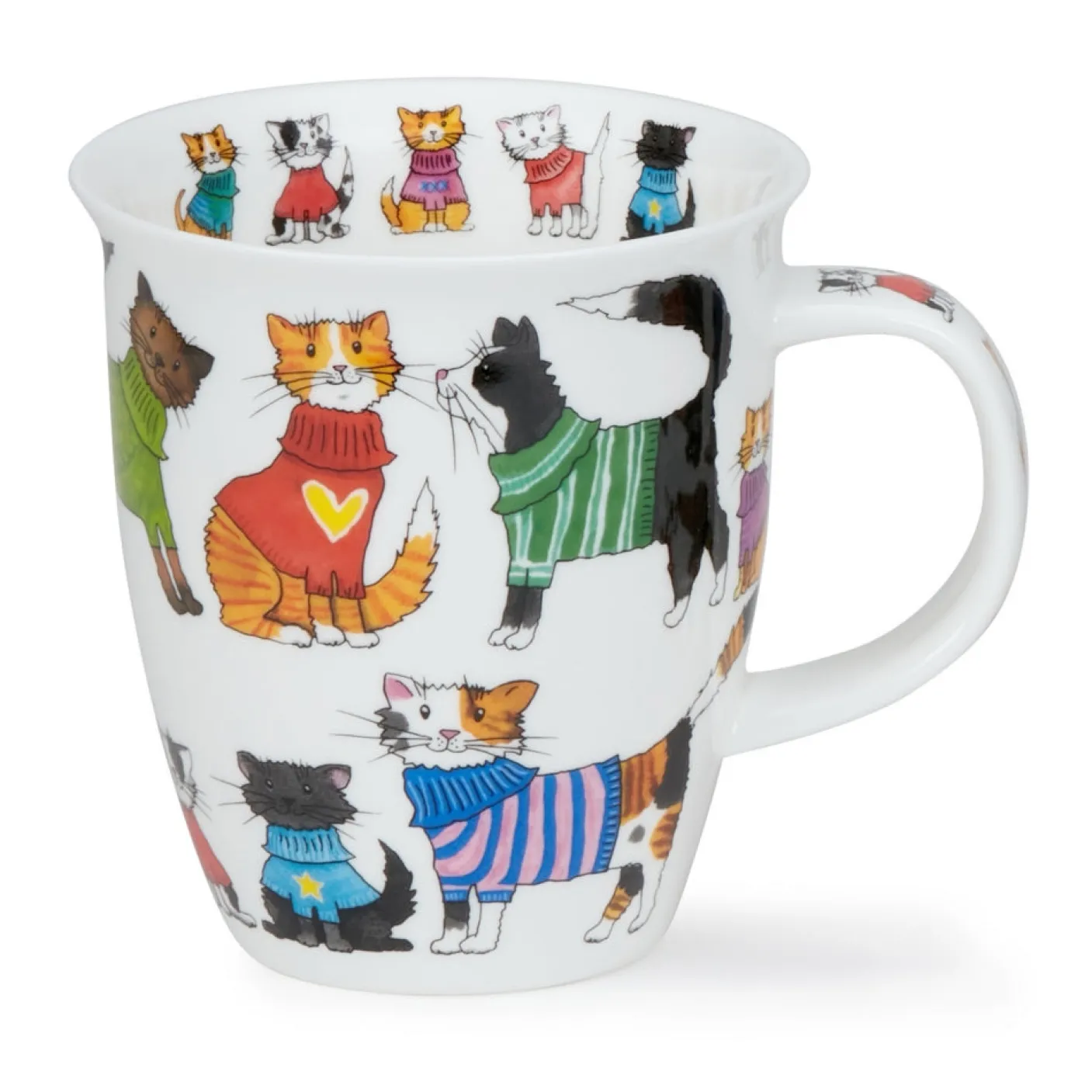Nevis Knitwits Cat Mug