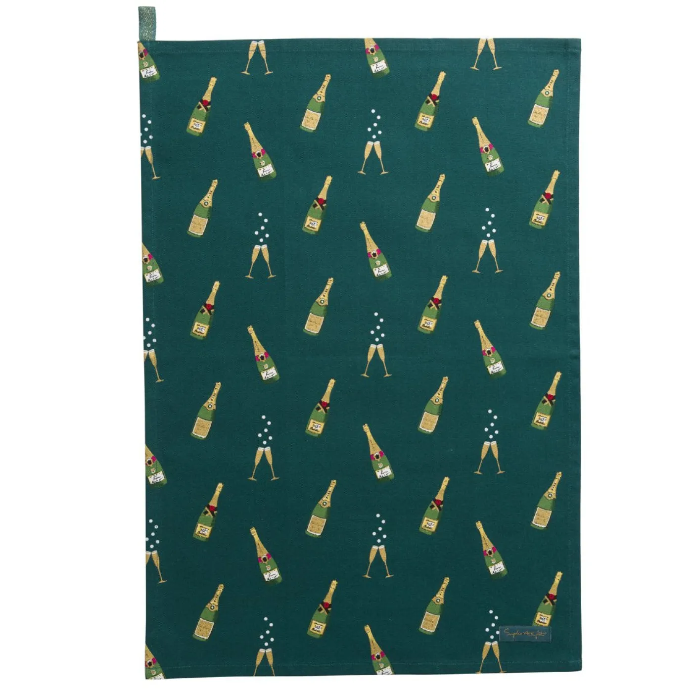 Bubbles & Fizz Tea Towel