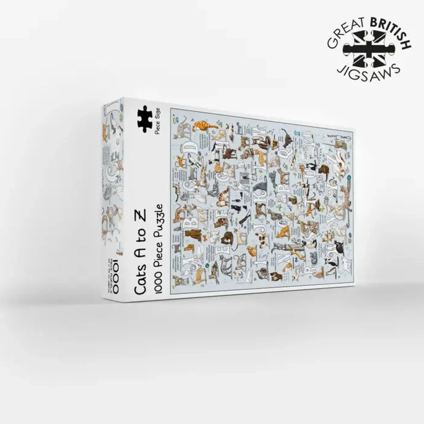 Cats A-Z 1000 Piece Jigsaw Puzzle