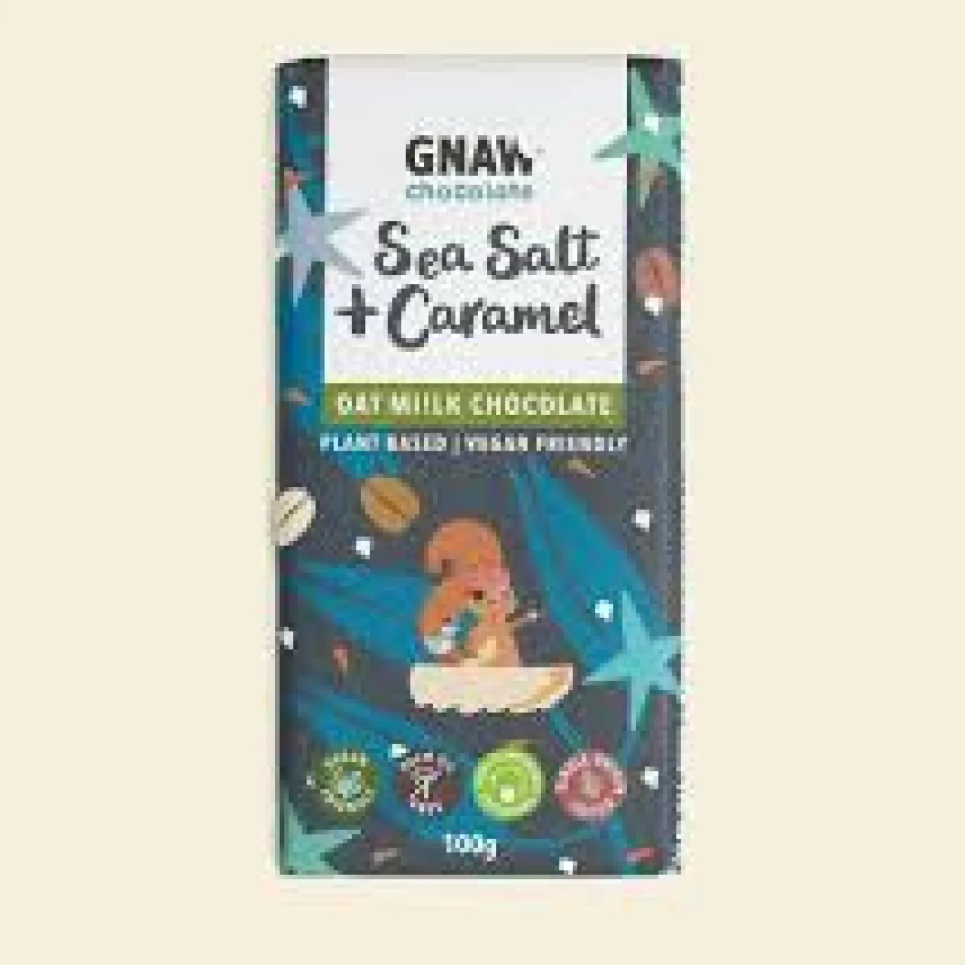 Oat Mi!lk Sea Salt and Caramel Chocolate Bar