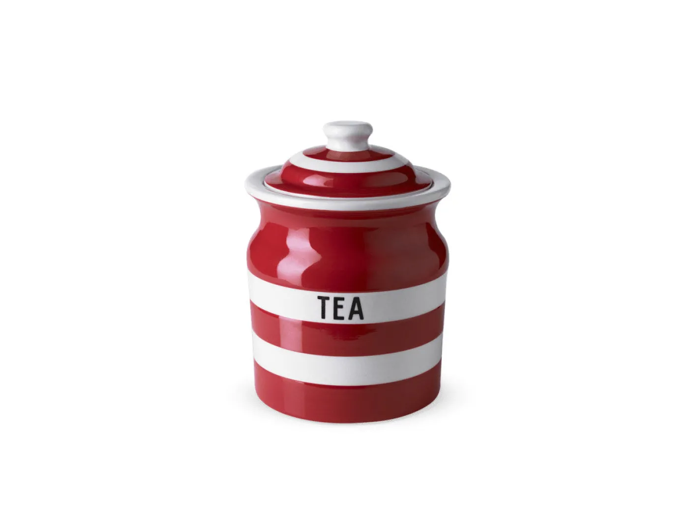 Cornishware Tea Storage Jar 84cl-- Red