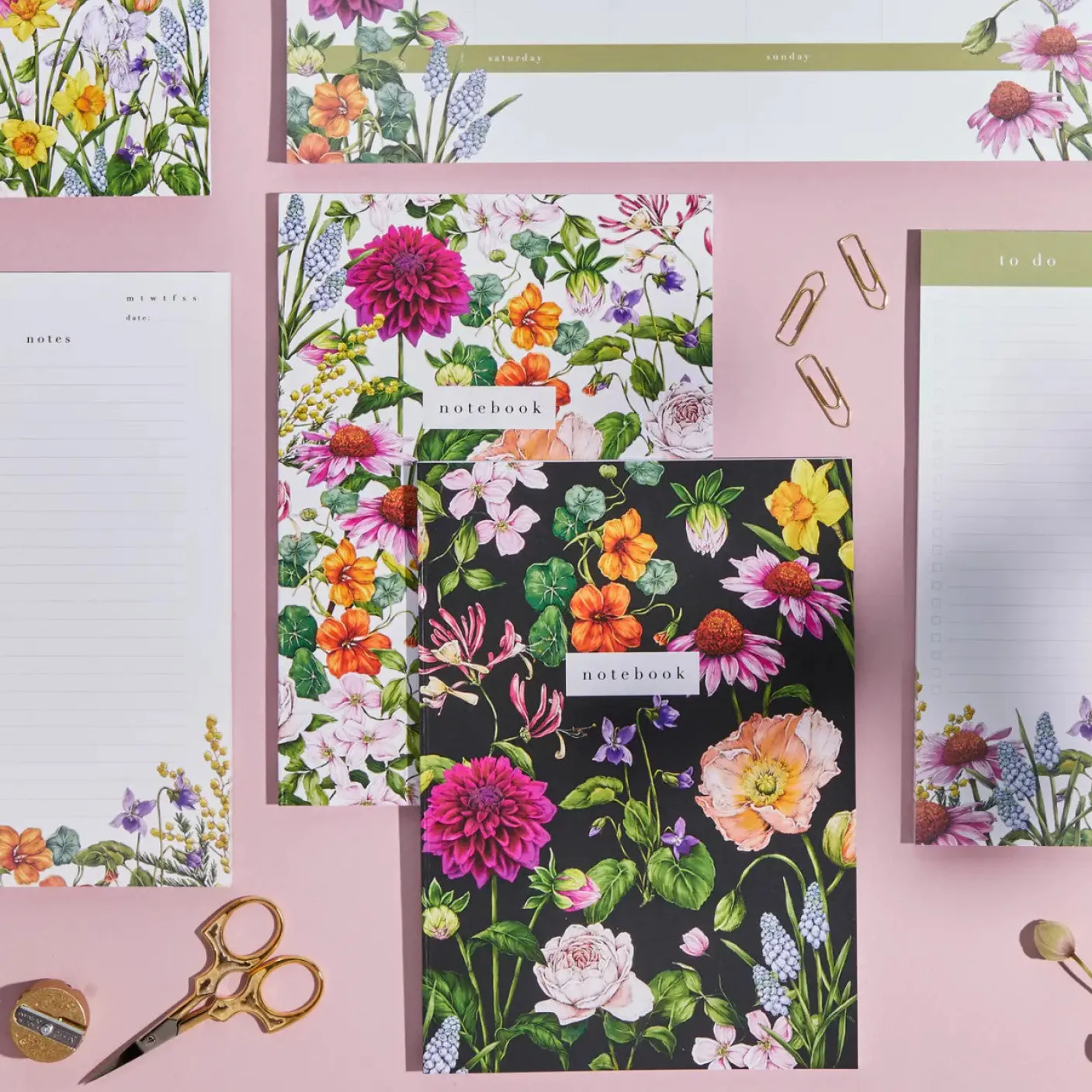 Bountiful Blooms - Set of 2 A5 Notebooks
