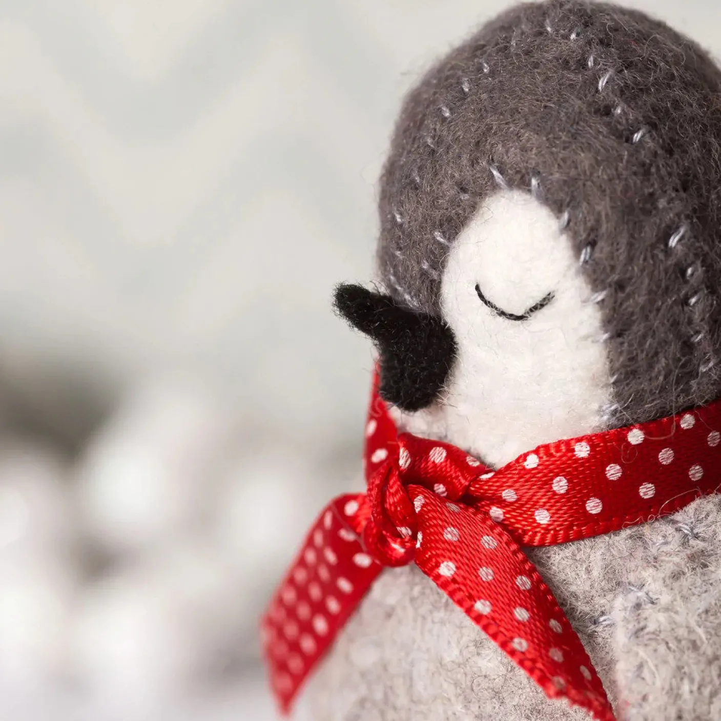 Baby Penguins Wool Mix Felt Craft Kit