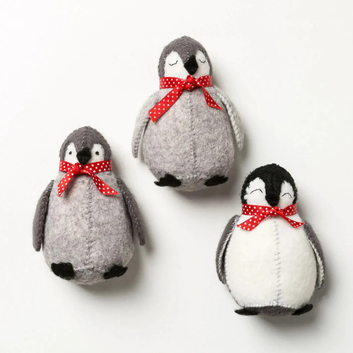 Baby Penguins Wool Mix Felt Craft Kit