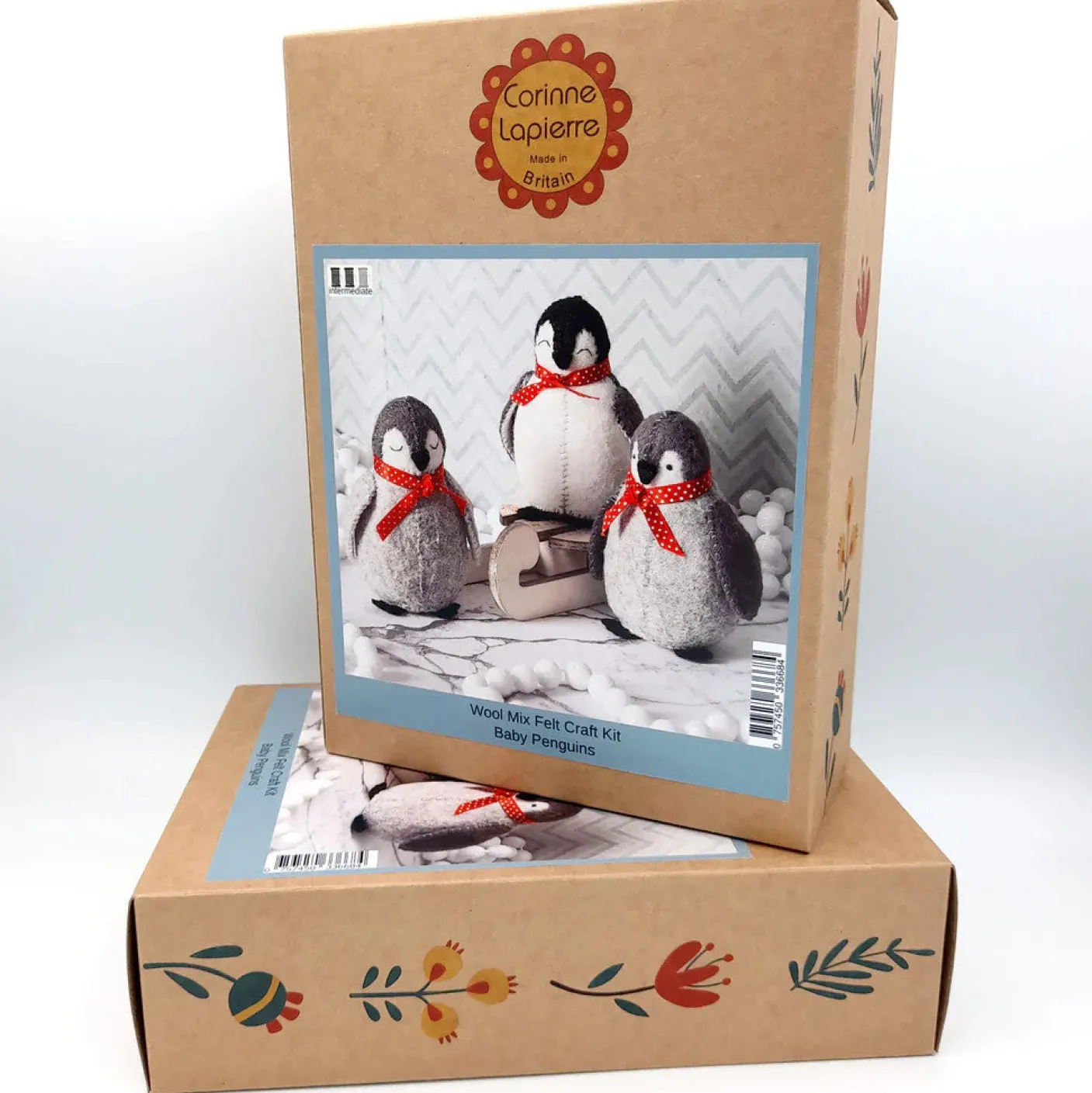 Baby Penguins Wool Mix Felt Craft Kit