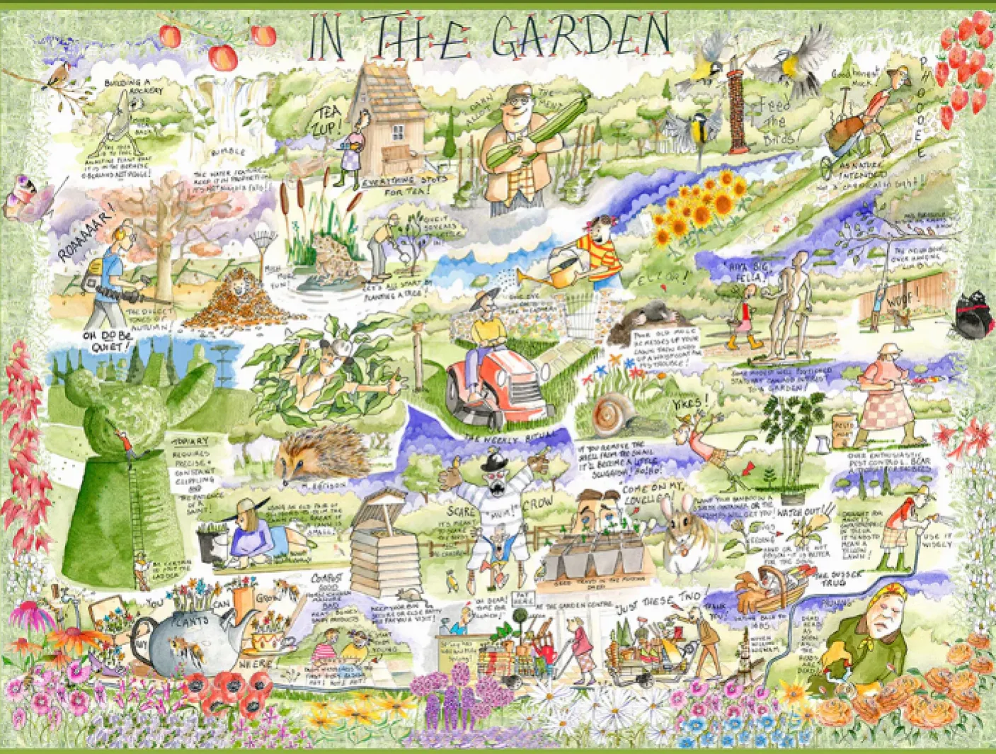 In The Garden 1000 Piece Jigsaw Puzzle