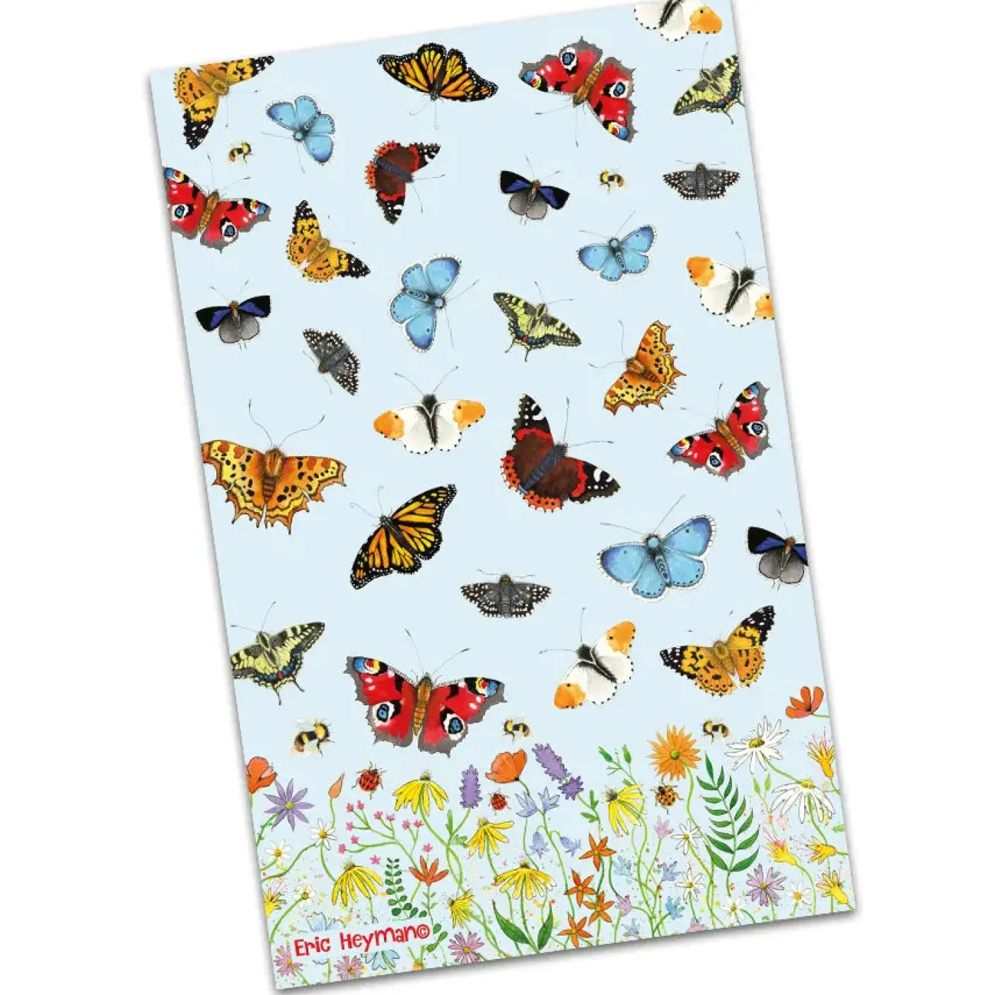 Emma Ball Butterflies Tea Towel