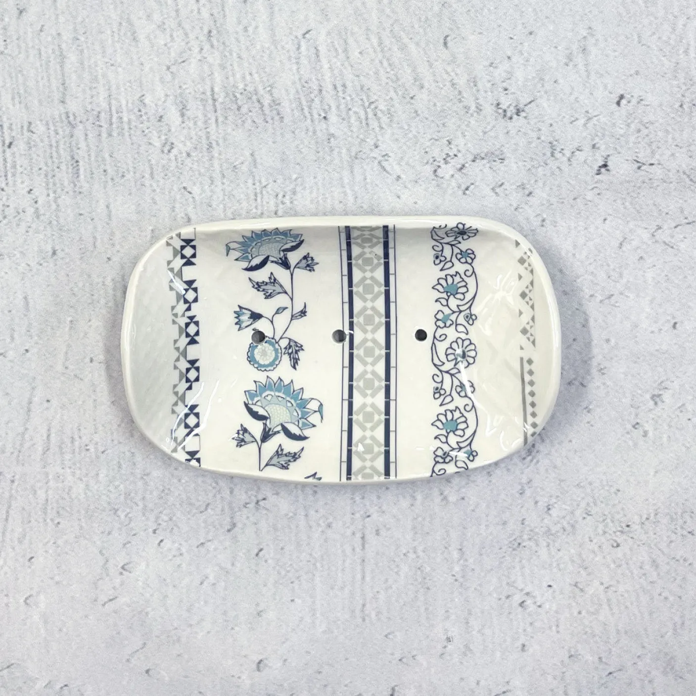 Jasmine Ceramic Soap Dish