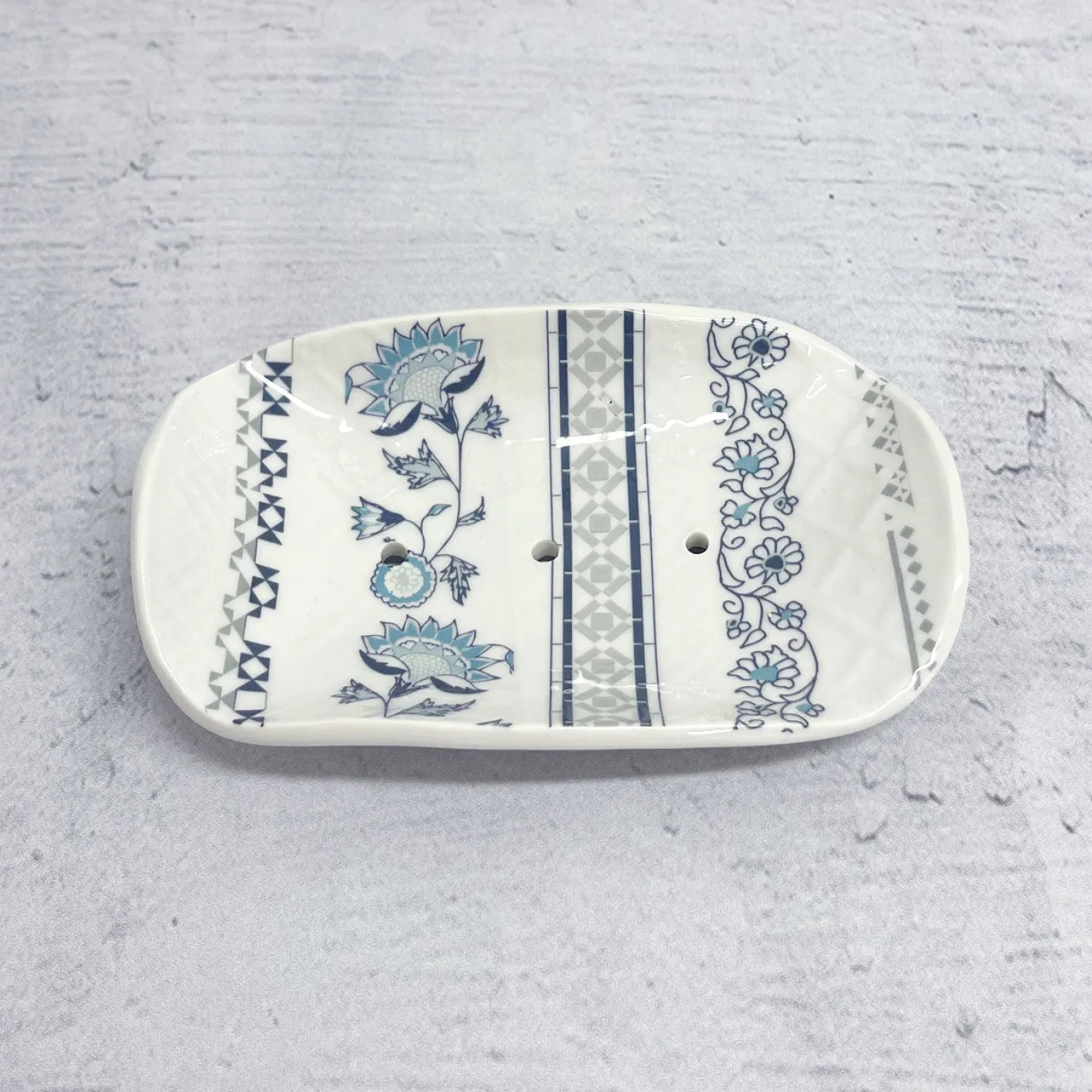 Jasmine Ceramic Soap Dish