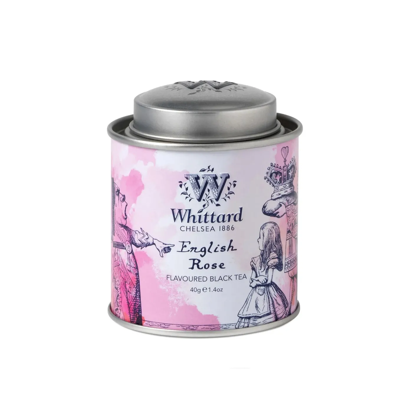 Whittard English Rose Alice in Wonderland Mini Caddy