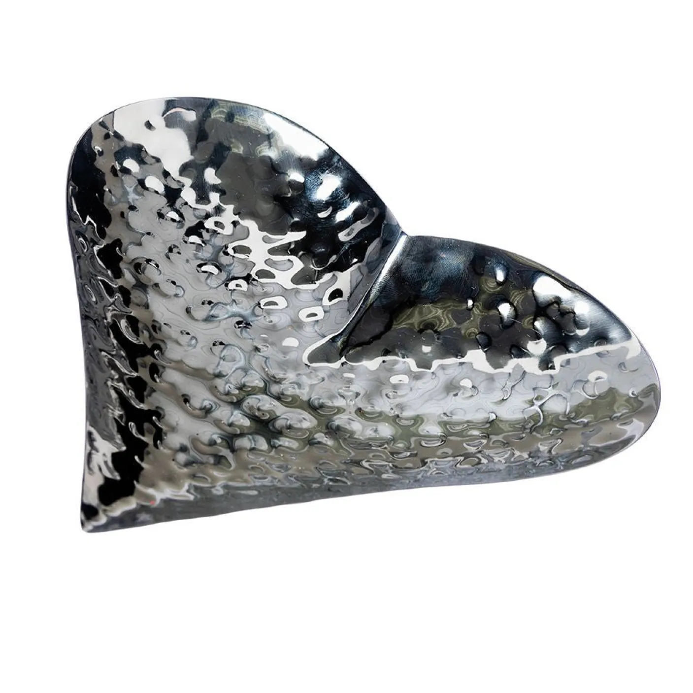 Hand Hammered Heart Dish