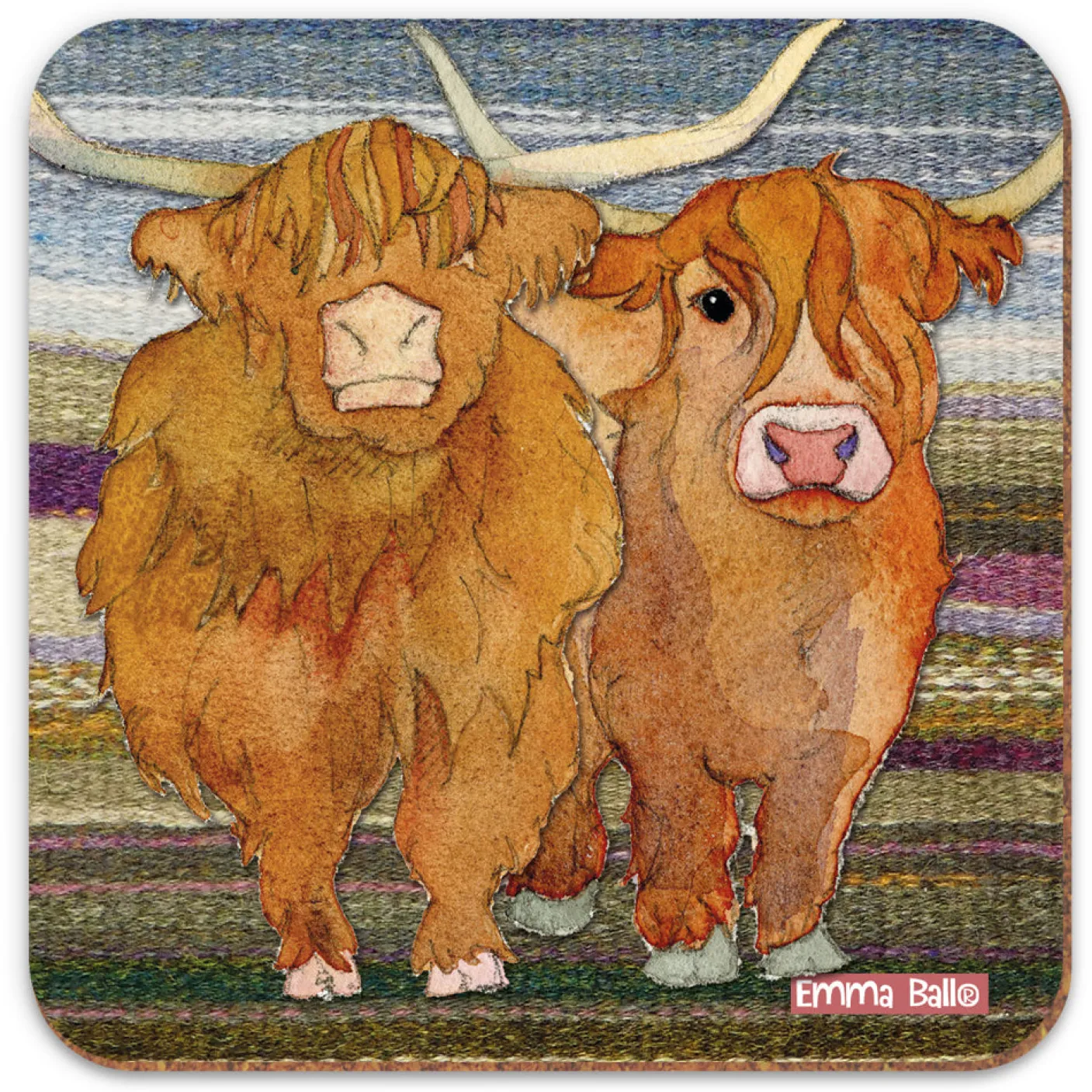 Highland Coos Coaster
