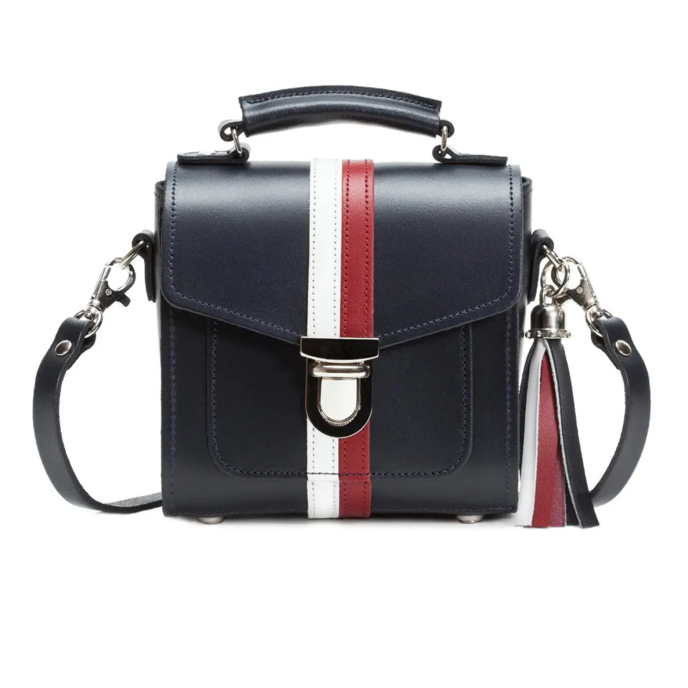 Zatchels Handmade Leather Sugarcube British Edit Small Handbag