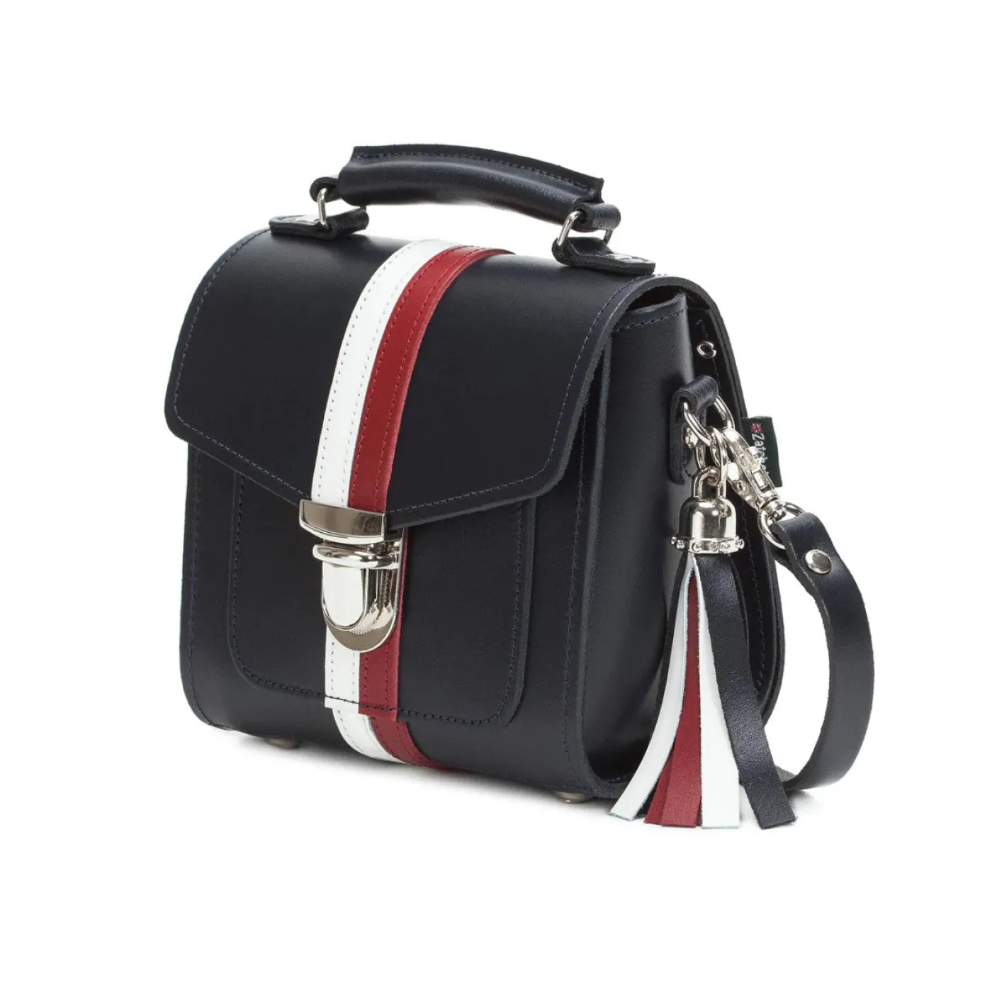 Zatchels Handmade Leather Sugarcube British Edit Small Handbag