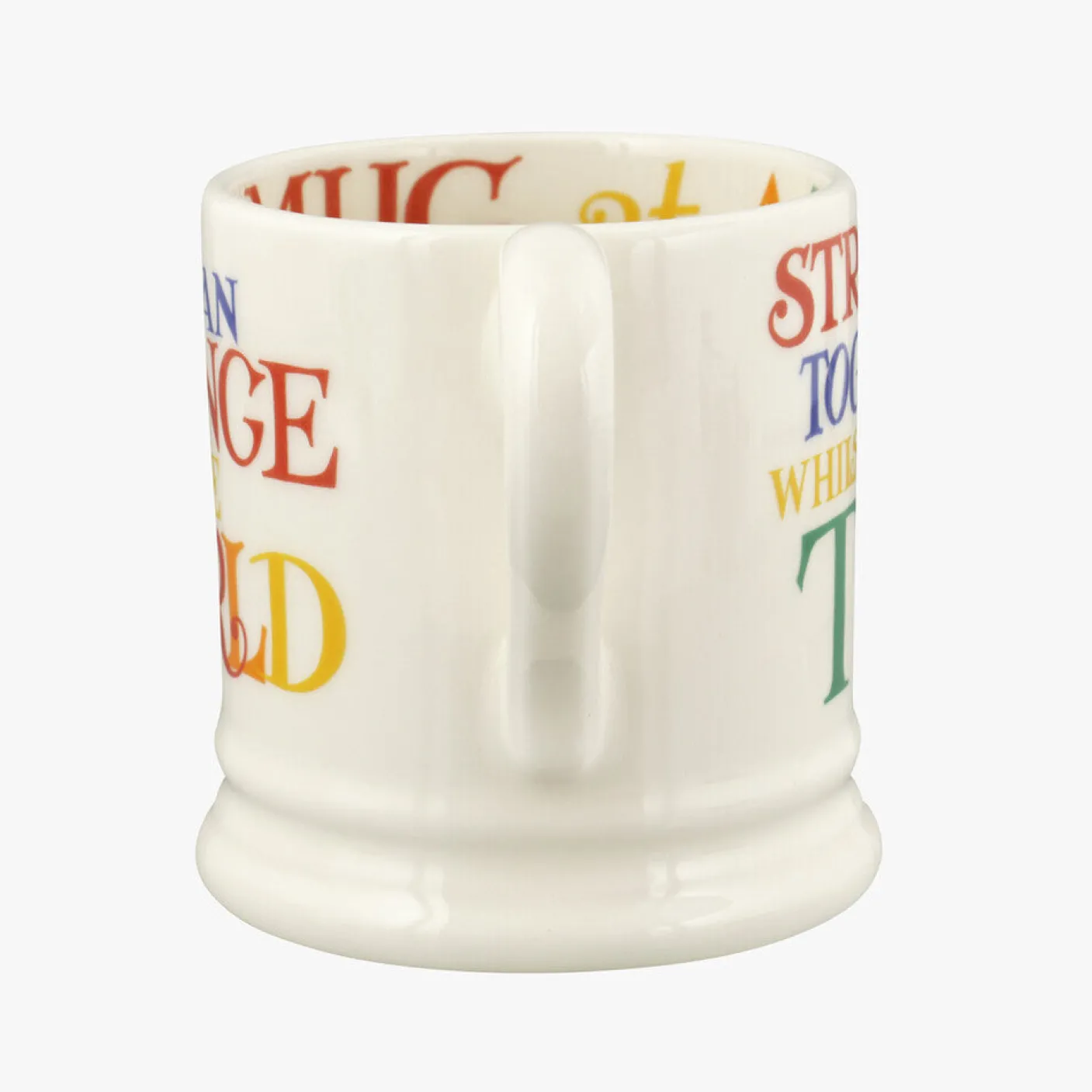 Rainbow Toast Change The World  1/2 Pint Mug