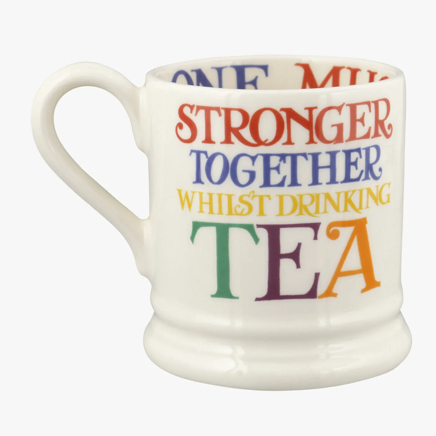 Rainbow Toast Change The World 1/2 Pint Mug