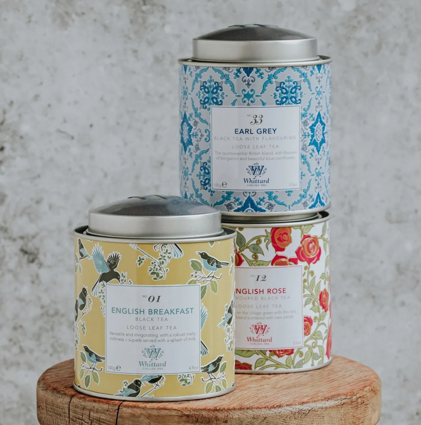 Whittard Tea Discoveries English Rose Tea Caddy