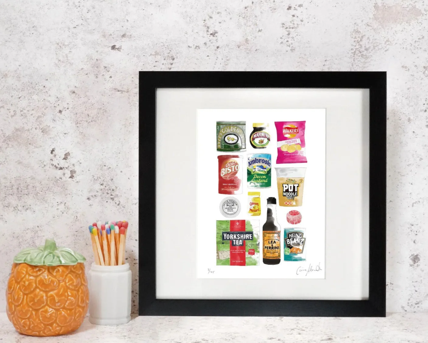 Store Cupboard Framed Print by Corinne Alexander