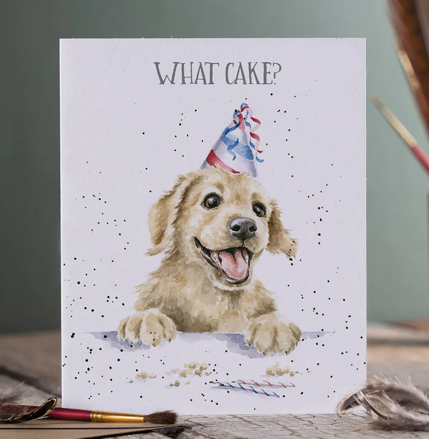'What Cake?' Birthday Greetings Card