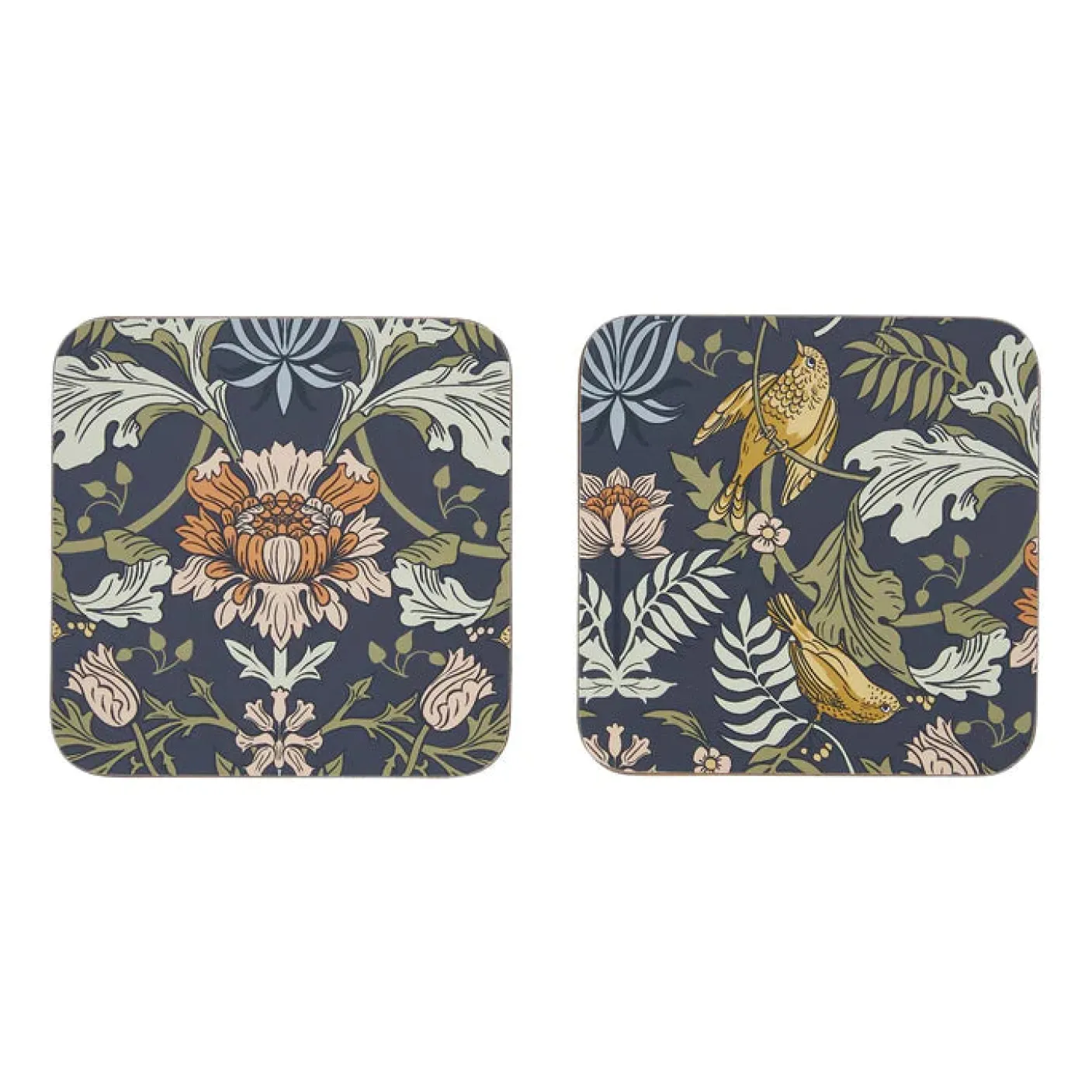 Finch & Flower Coasters - Set of 4