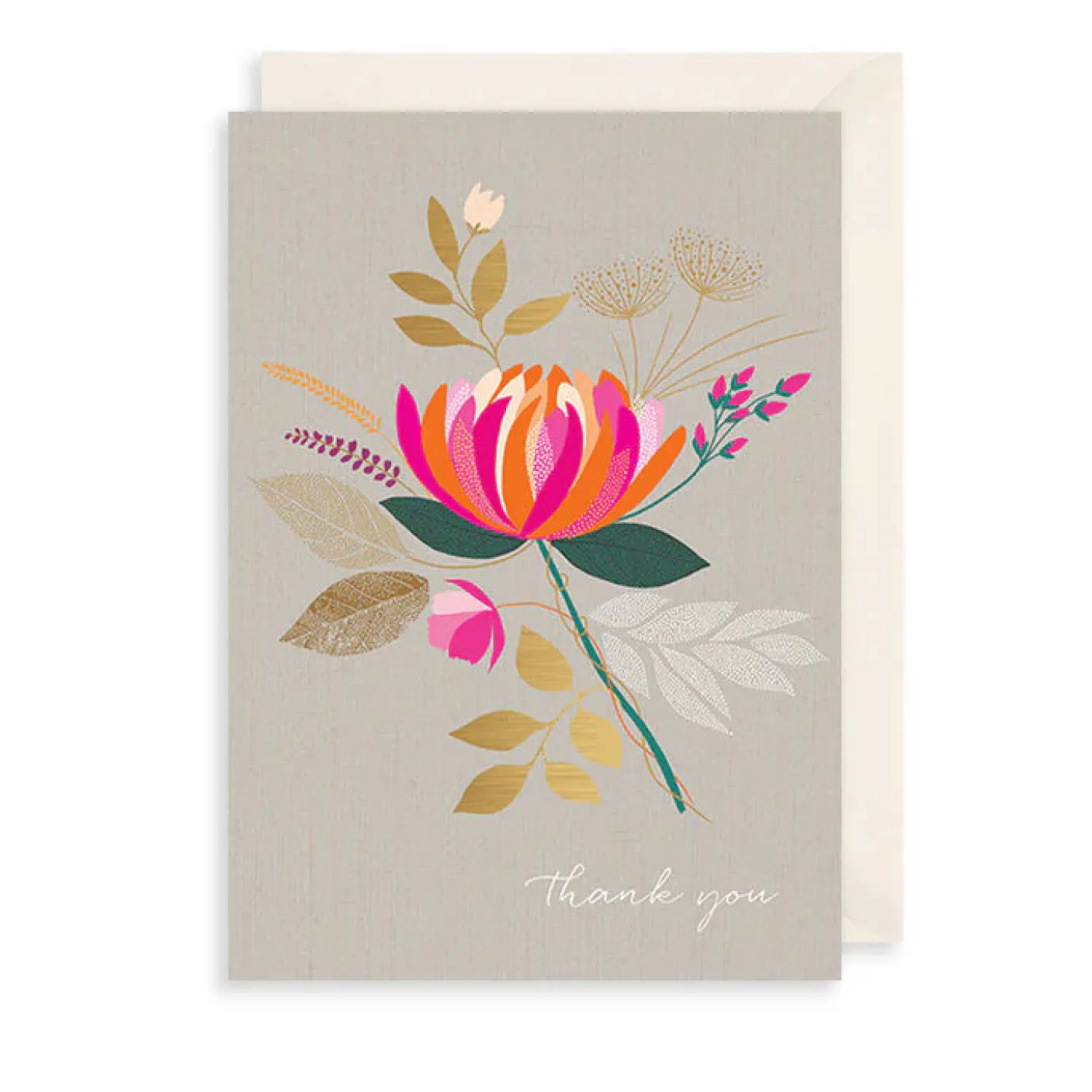 Thank You Lotus Greeting Card