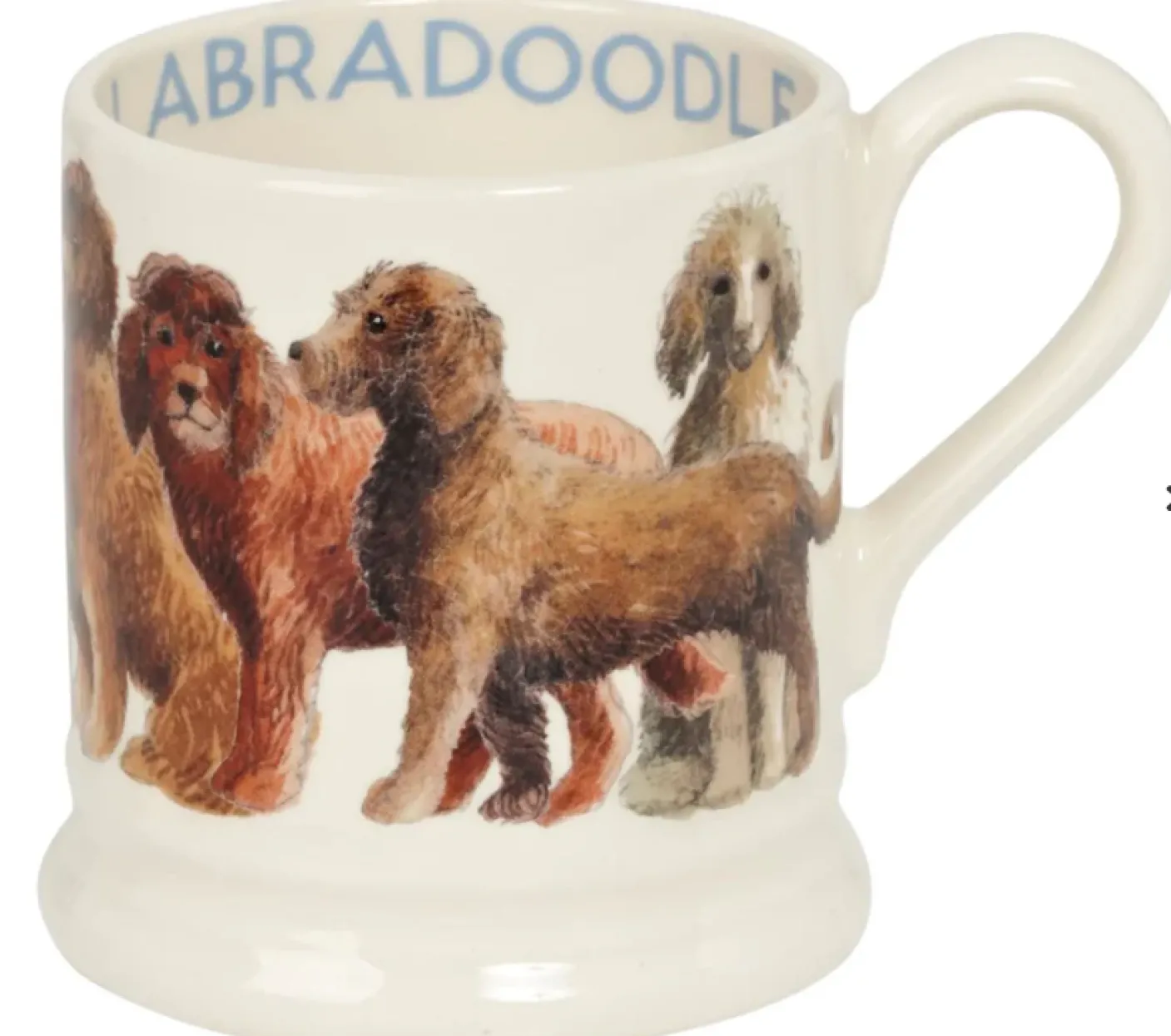 Dogs Labradoodle 1/2 Pint Mug