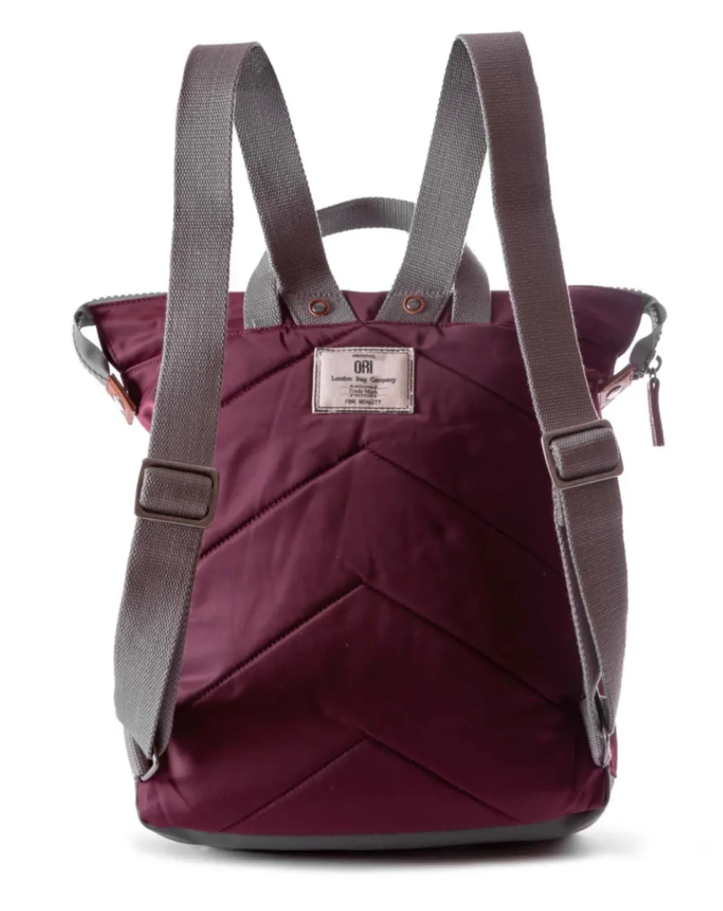 Bantry B Plum Recycled Nylon Backpack - Medium