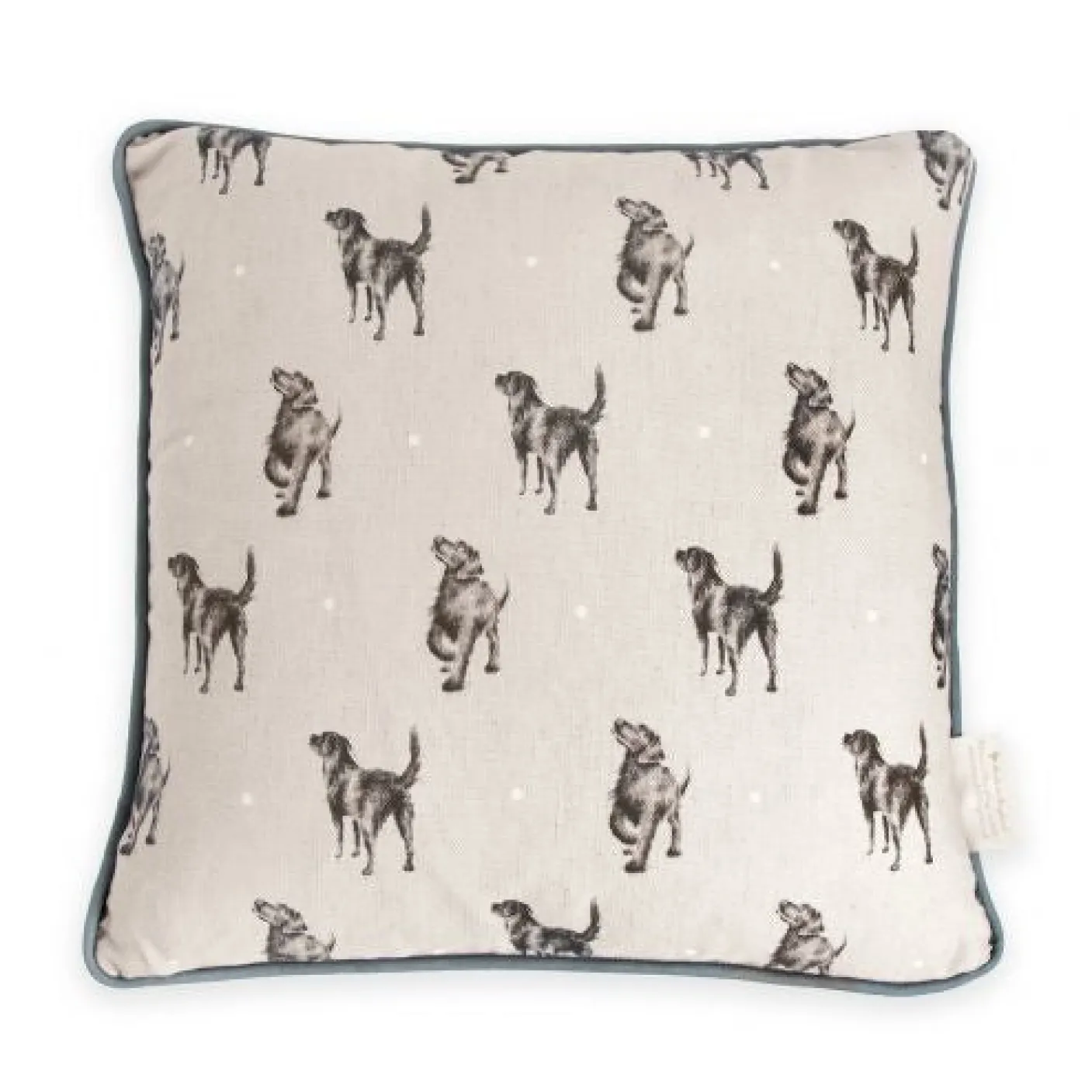 'Walkies' Decorative Pillow