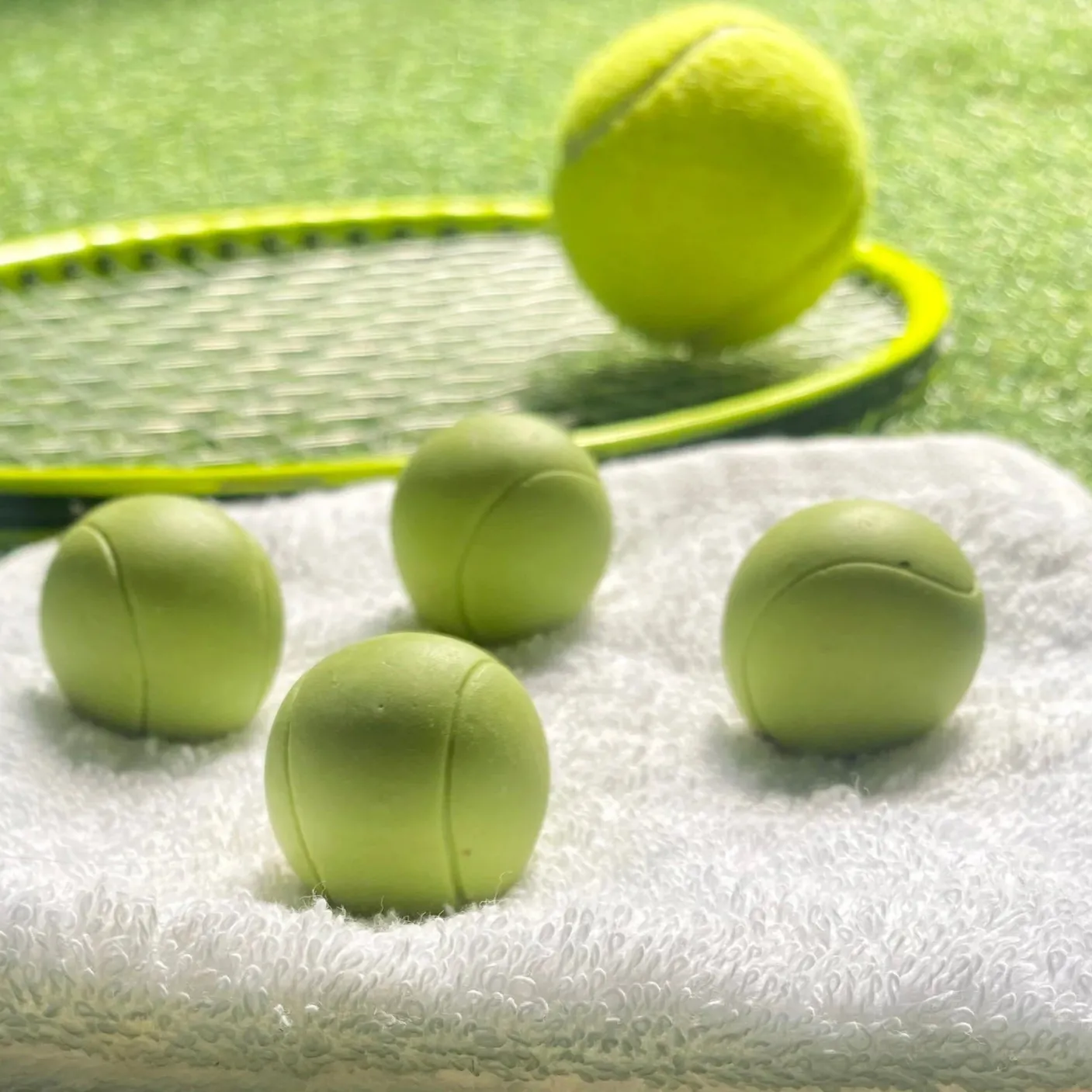 Caramel Filled Chocolate Tennis Balls