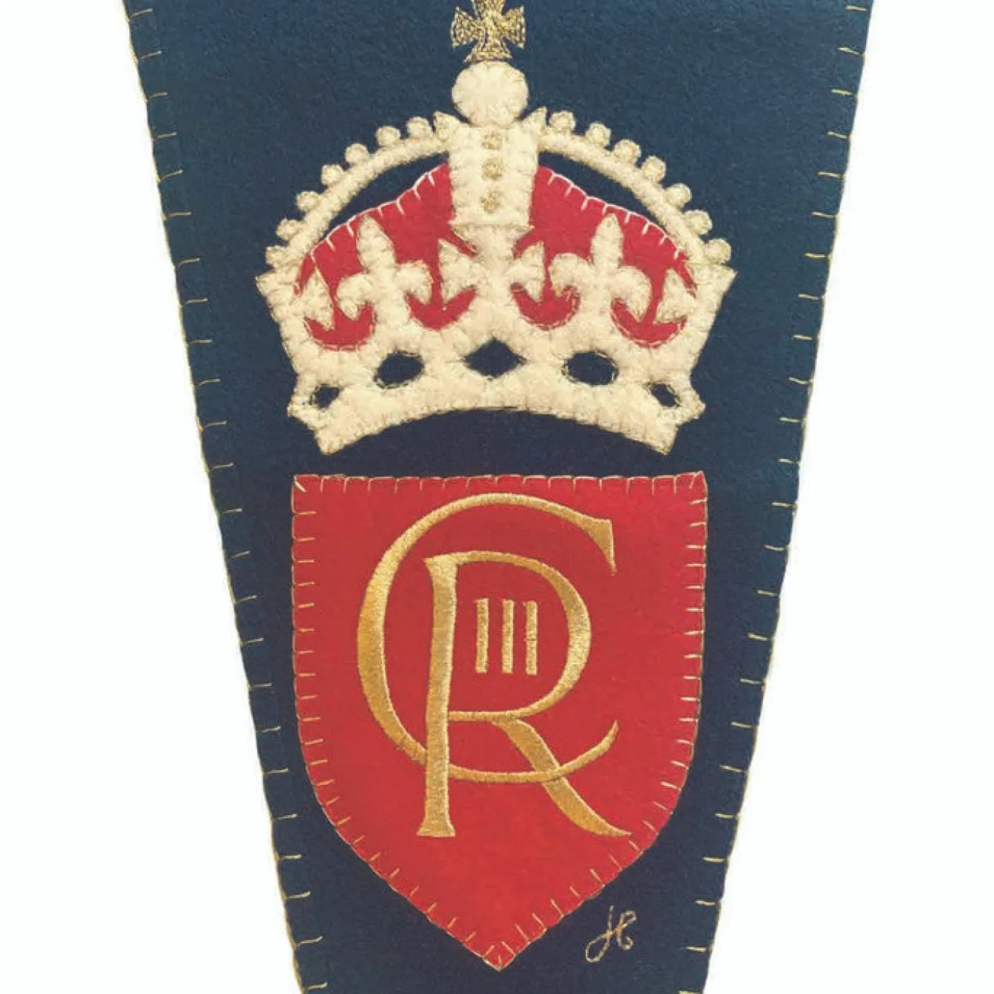 Coronation Pennant Navy