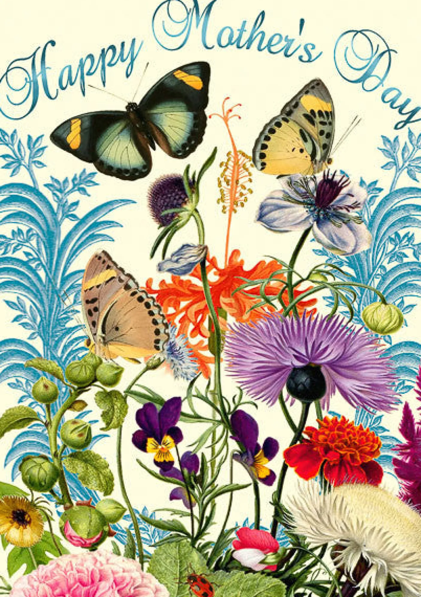 Singing Butterflies Mother's Day Card