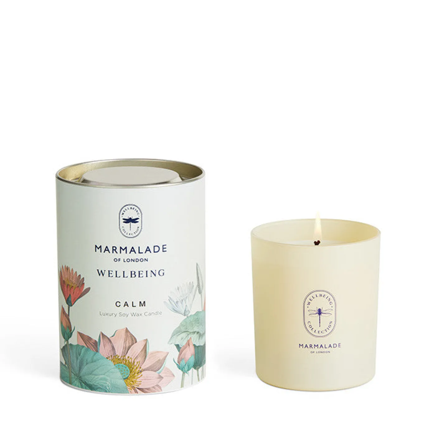 Wellbeing Calm Glass Candle