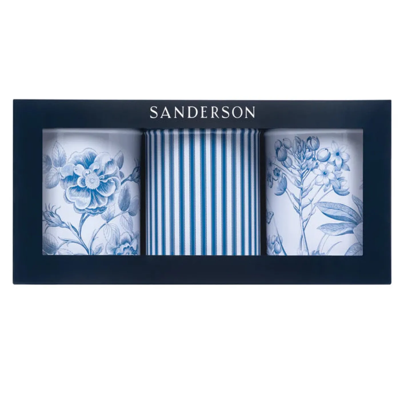 Etchings & Roses Set of 3 Round Caddies