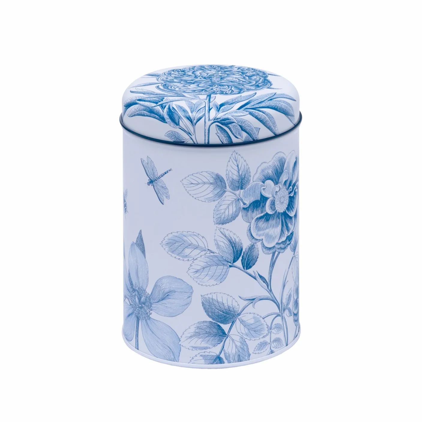 Etchings & Roses Set of 3 Round Caddies