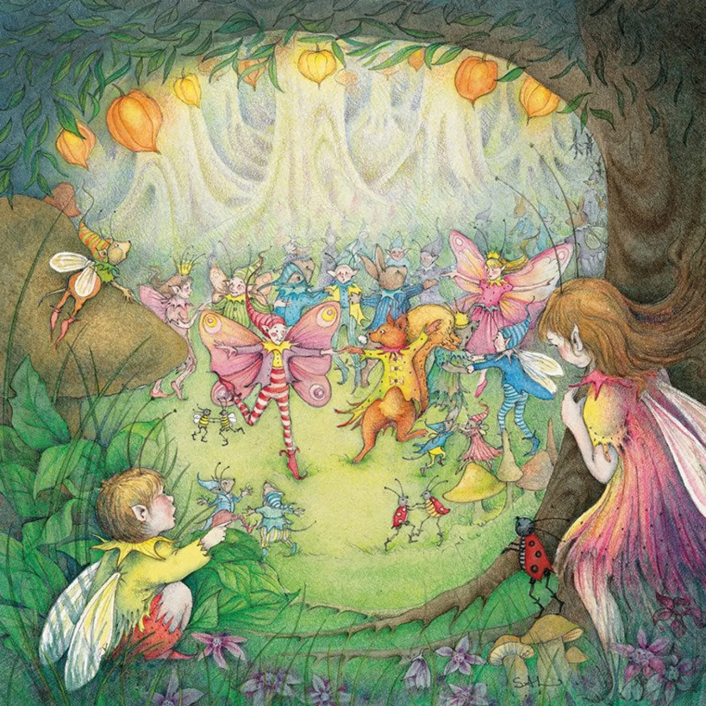 The Faeire Garden Greeting Card