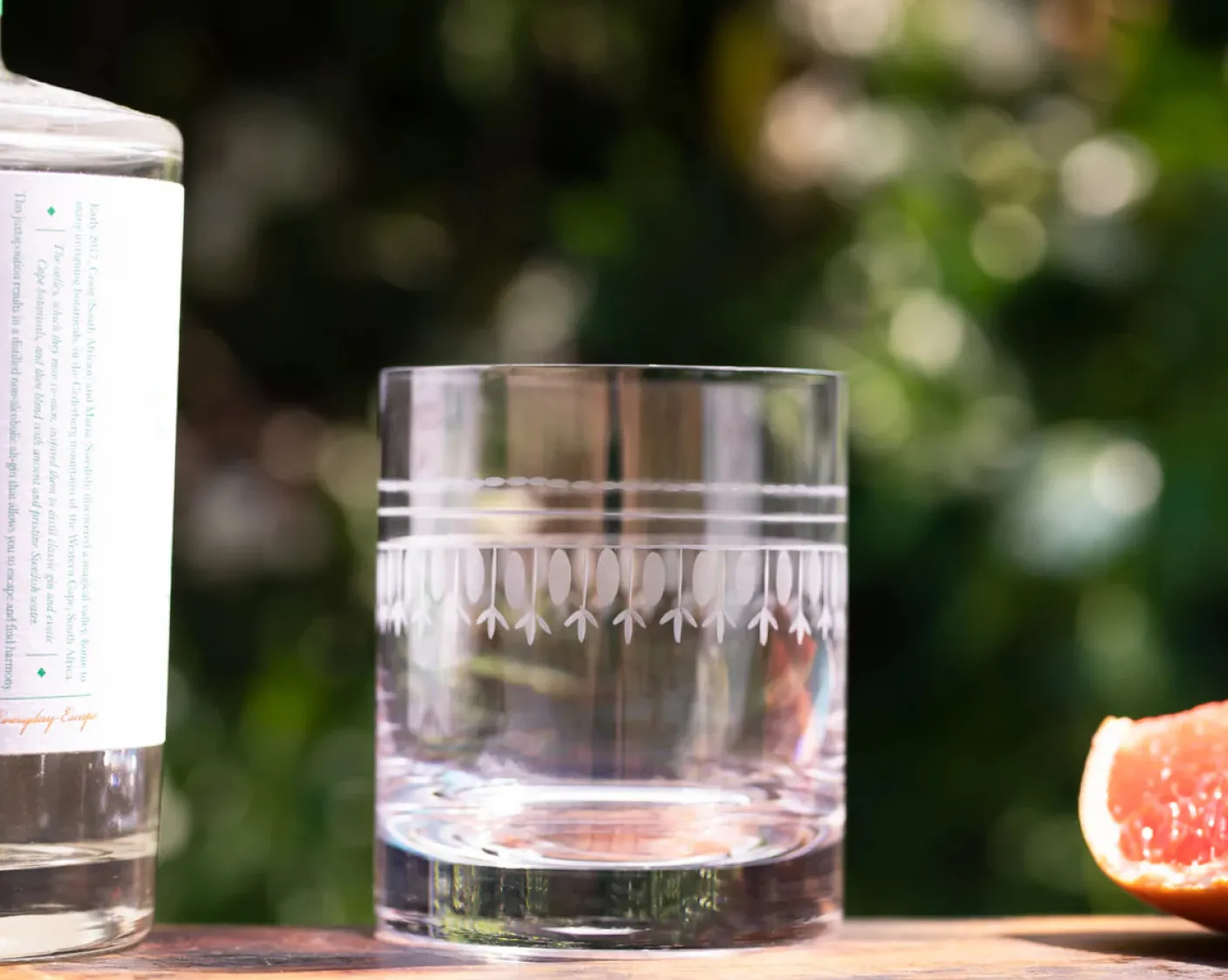 Whisky Glass with Ovals Design by The Vintage List