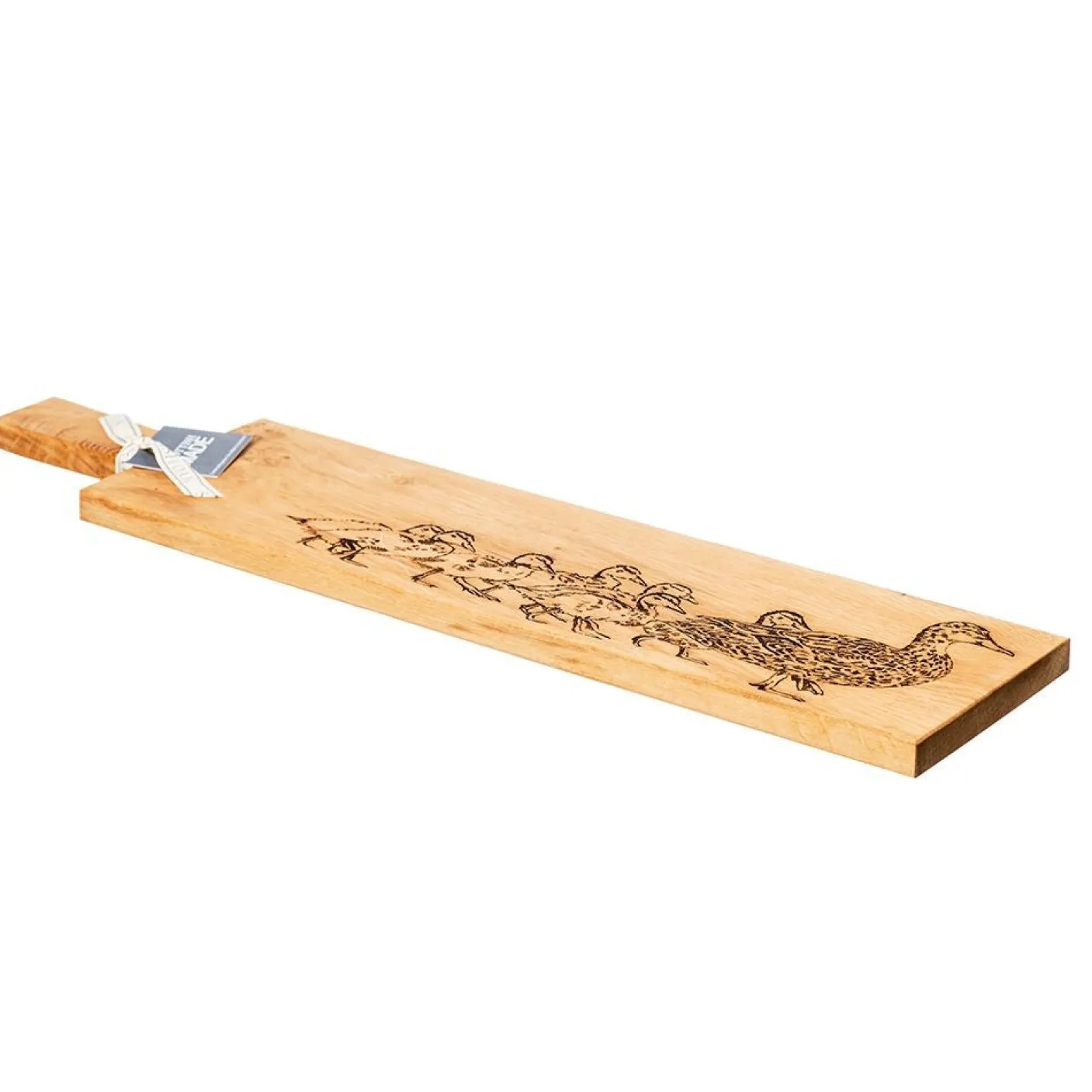 Duck & Ducklings Long Oak Serving Paddle