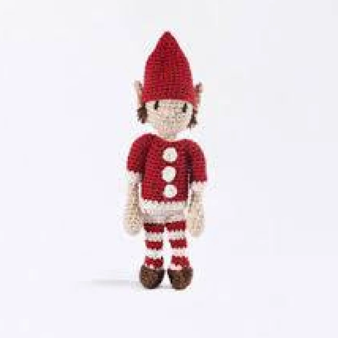 Ruby Red Elf Doll Crochet Kit