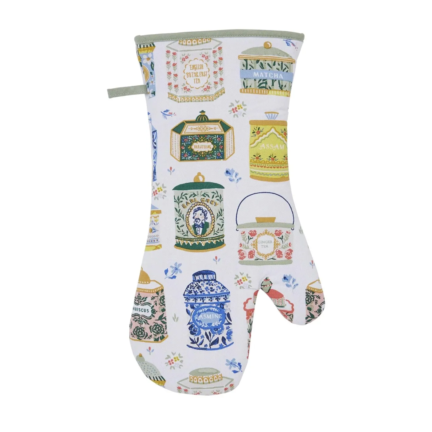 Tea Tins Oven Gauntlet