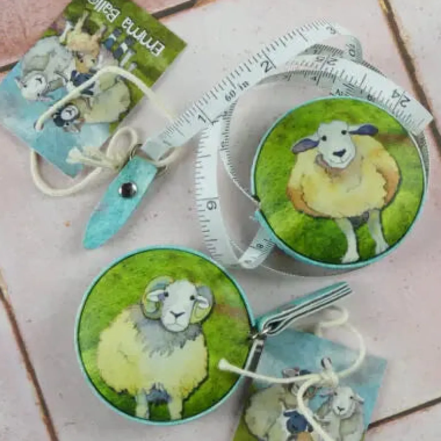 Felted Sheep Tape Measure