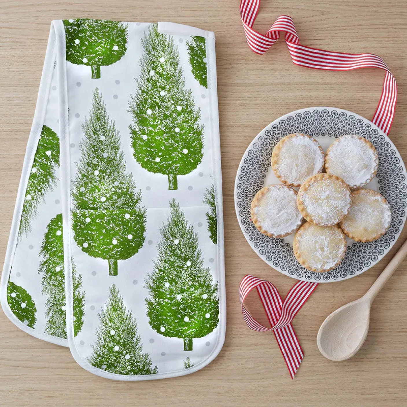 Christmas Tree Double Oven Glove