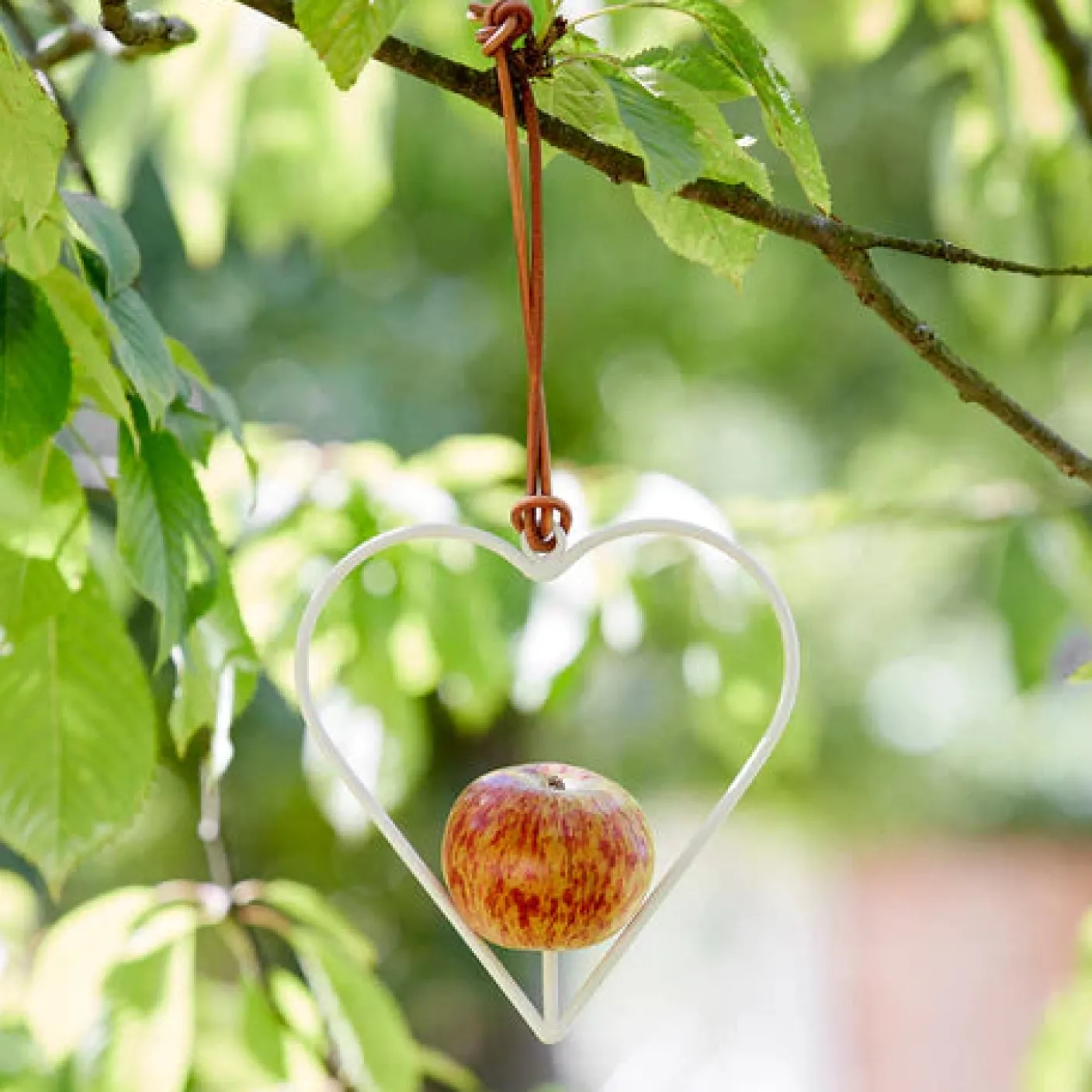 Sophie Conran Apple Bird Feeder-- Heart Shape