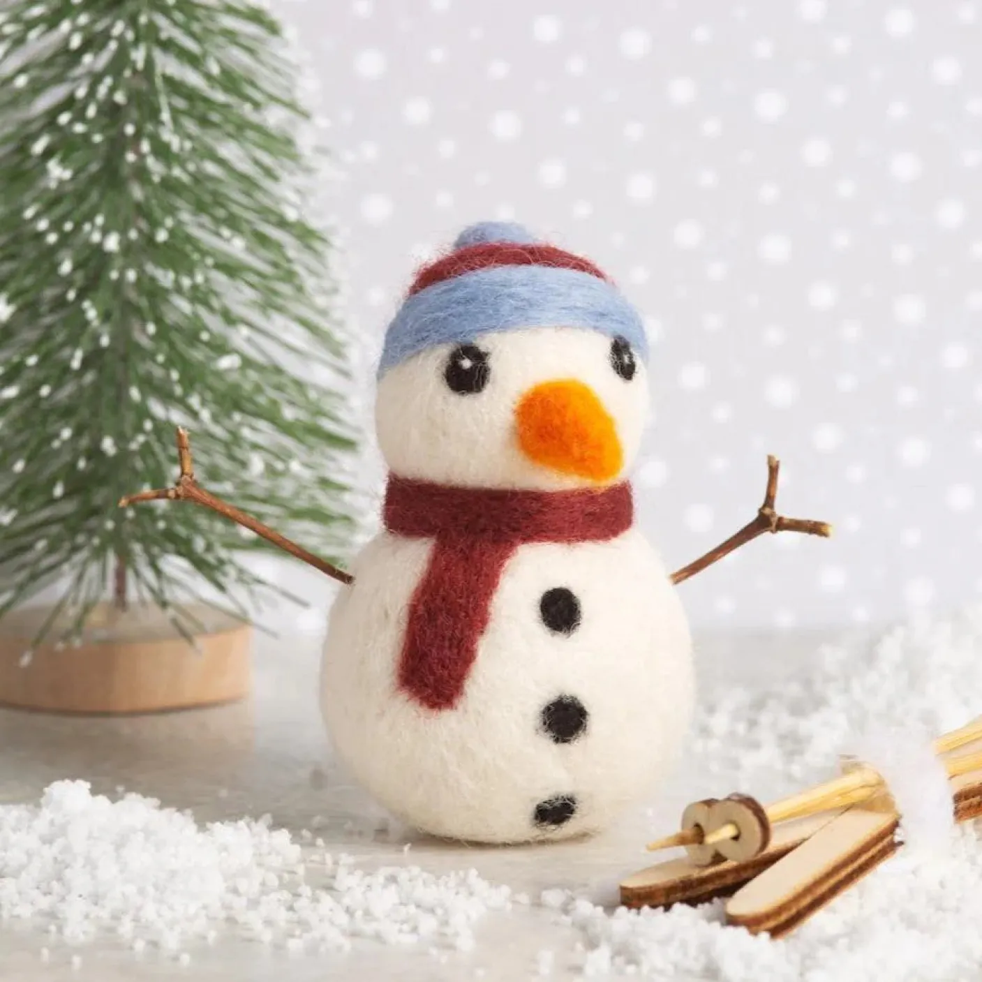 Snowman Mini Felting Kit