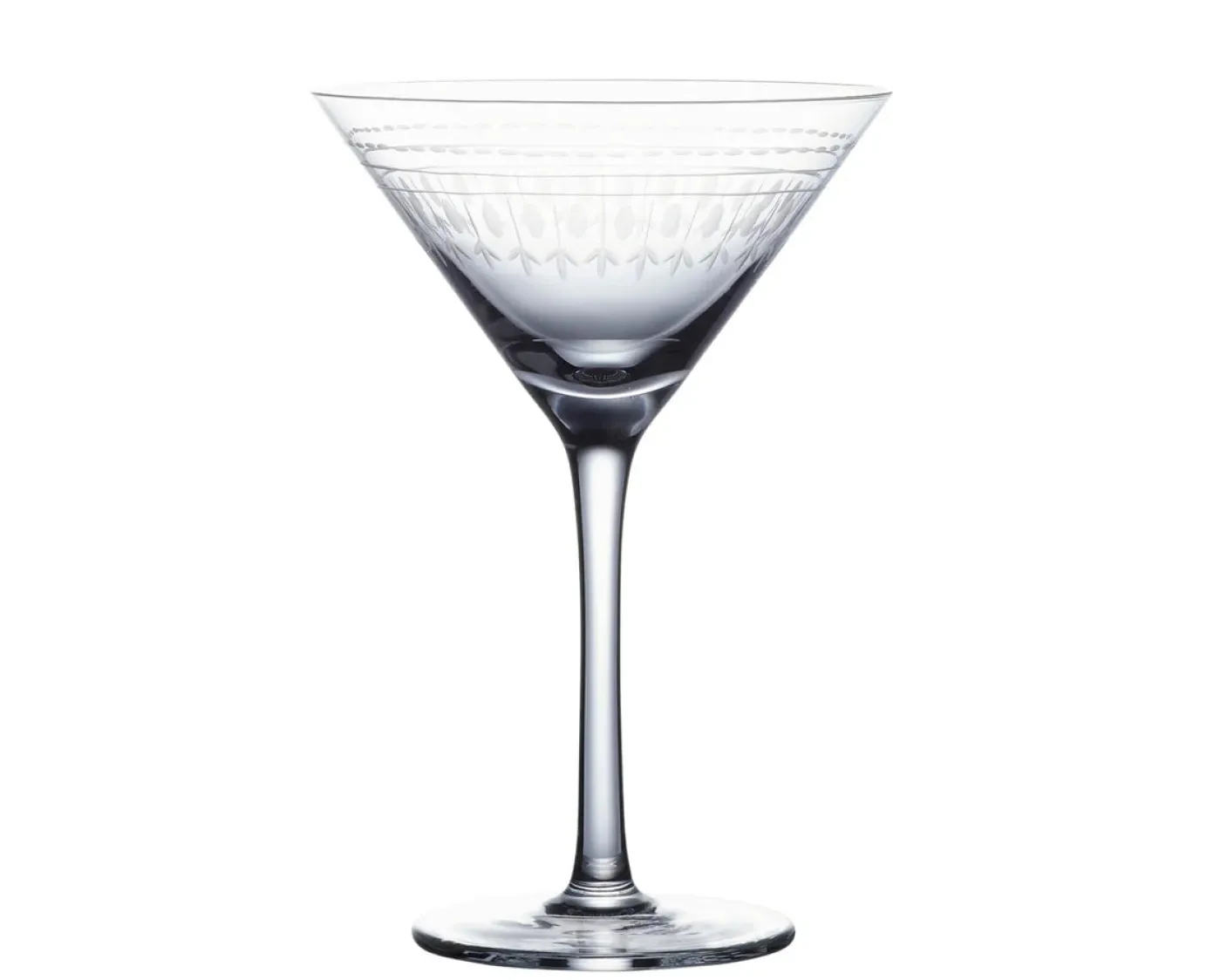 Martini Glass with Ovals Design by The Vintage List