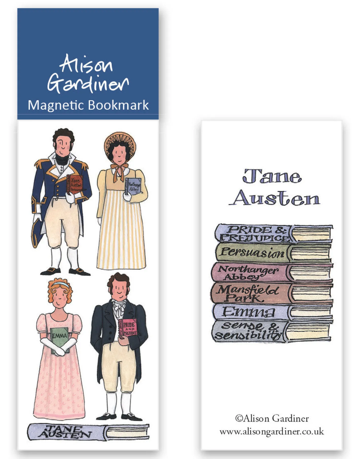 Jane Austen Bookmark