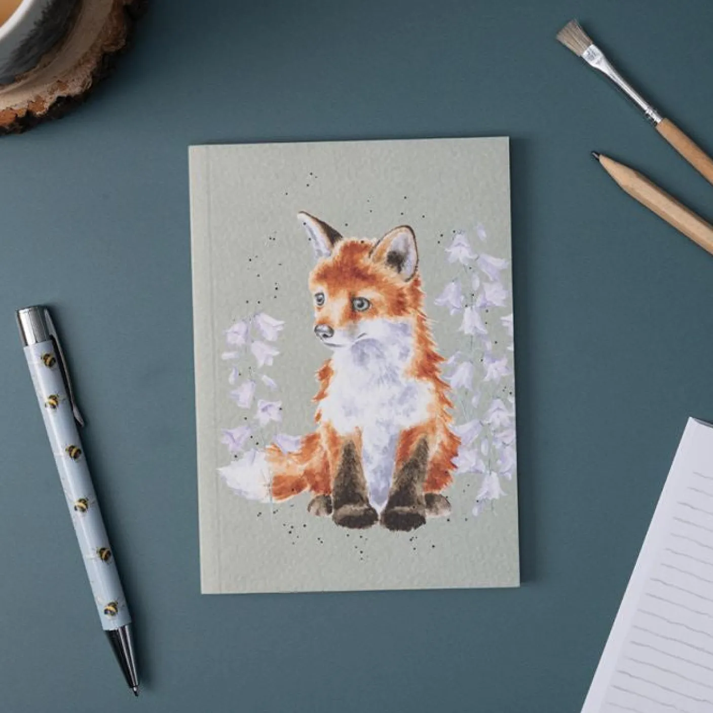 'Contemplation' Fox A6 Notebook