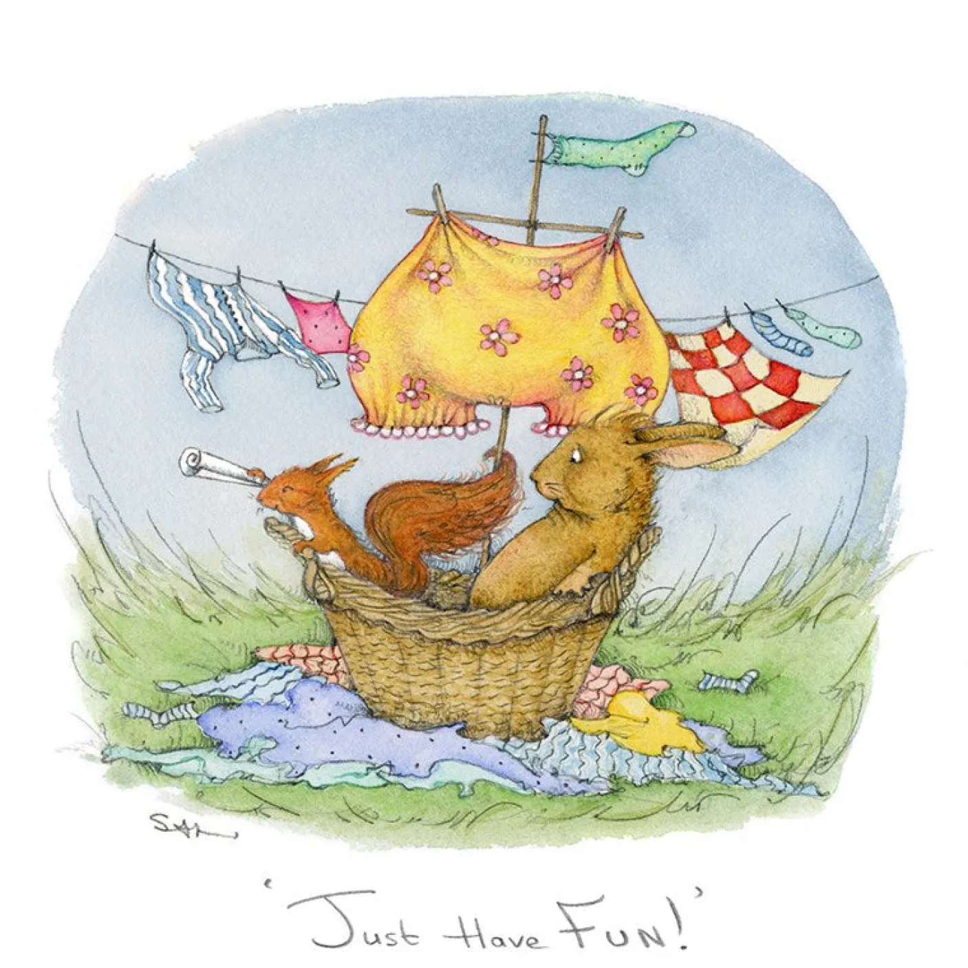 Just Have Fun Greeting Card