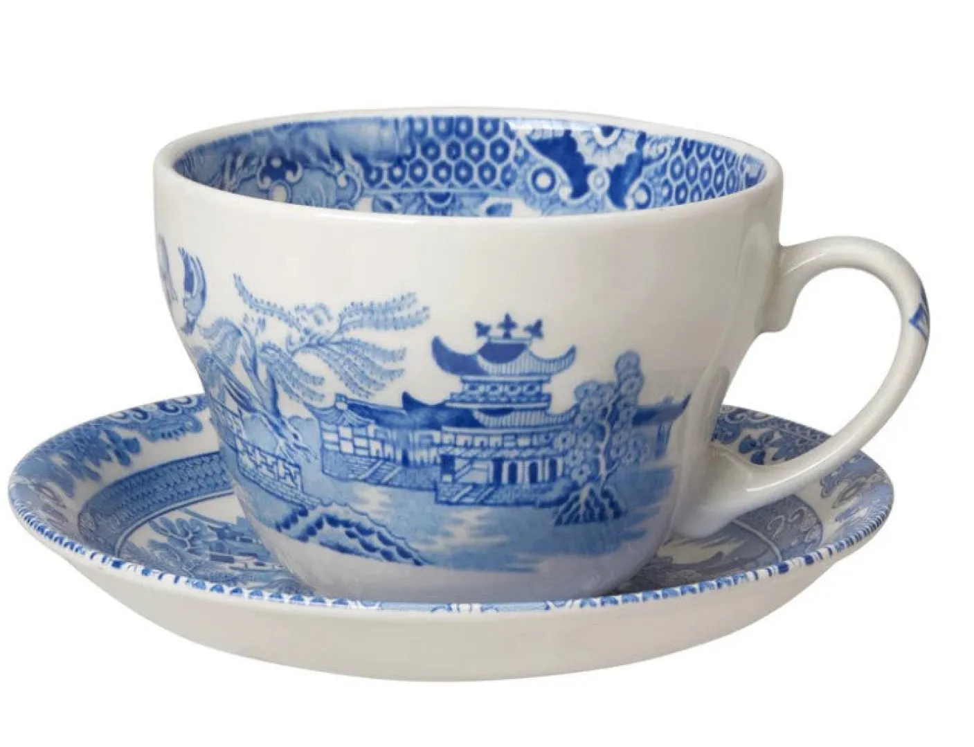 Blue Willow Breakfast Cup and Saucer